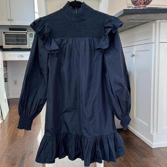 Cinq A Sept Navy Mini Dress - Picture 3 of 7